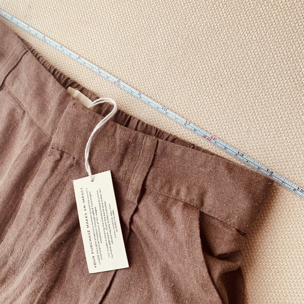 SOLD LAUDE the Hepburn Silk Trouser Pant 8 NWT - Picture 8 of 10
